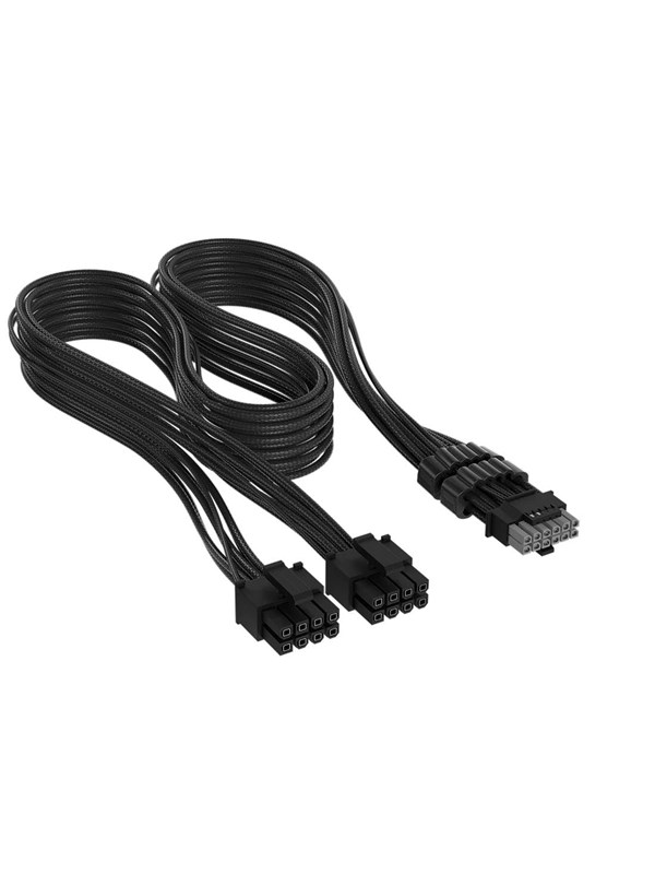Corsair Elite Premium Individually Sleeved 2x 8-Pin to PCIe 12V-2x6 600W (Type 4) - Zwart