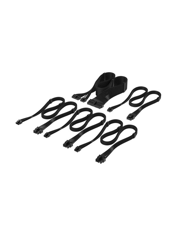 Corsair Elite Premium Individually Sleeved Type-5 PSU Cables Starter Kit (Type 5) - Zwart