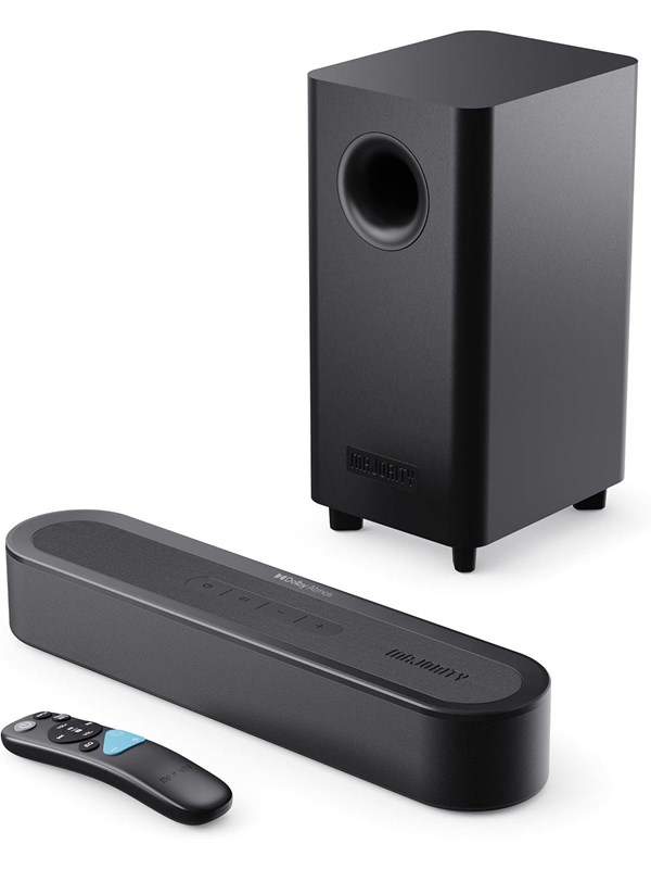 Majority Bowfell Axis 2.1 Soundbar - Bluetooth - 140W - Subwoofer - Dolby Atmos - HDMI ARC - Zwart