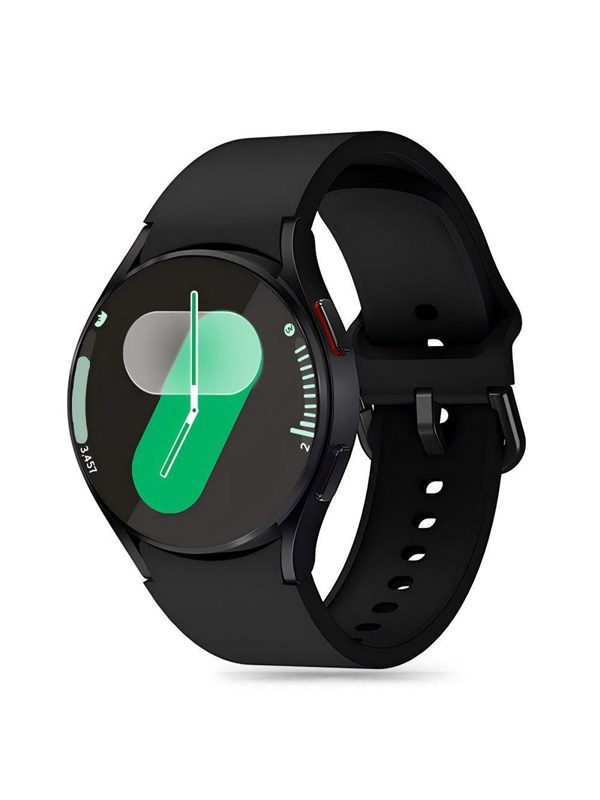 Tech-Protect Silicone Strap for Samsung Galaxy Watch 4 / 5 / 5 Pro / 6 / 7 / FE - Black