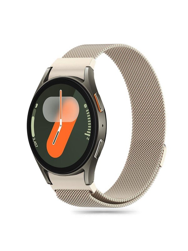 Tech-Protect MilaneseBand Strap for Samsung Galaxy Watch 4 / 5 / 5 Pro / 6 / 7 / FE - Gold
