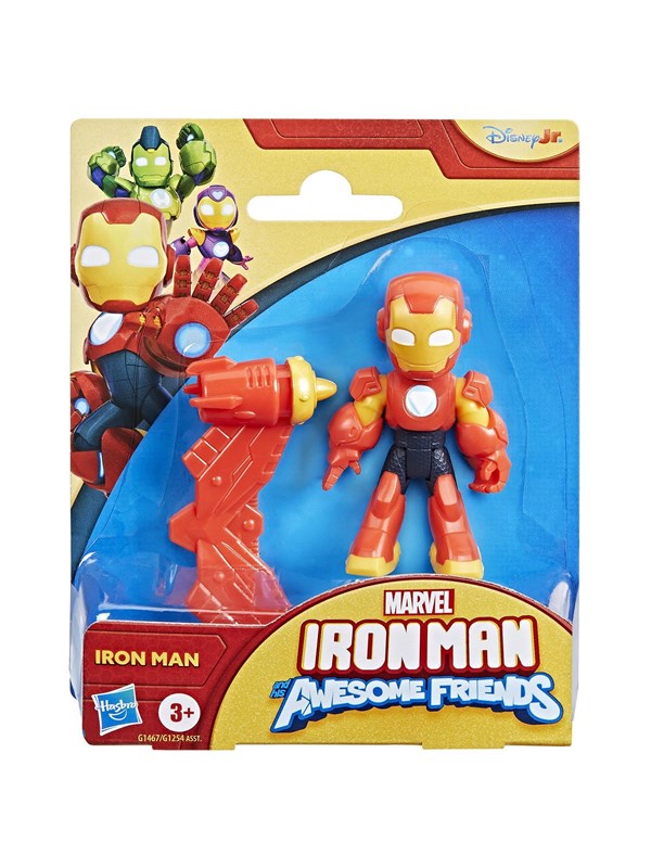 Marvel Iron Man and his Awesome Friends Iron Man, actiefiguur, speelgoed met accessoire, leeftijd 3+