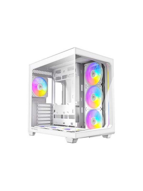 Antec Constellation C5 White - Towermodel ATX, ITX, micro ATX - geen voeding (ATX) - 2x USB-A - 1x USB-C - wit
