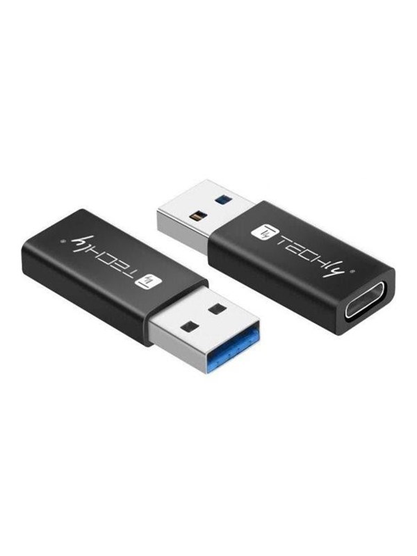TECHLY - USB-C adapter - USB Type A to USB-C