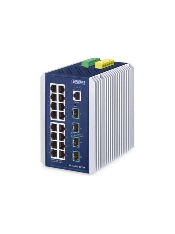 PLANET IGS-6325-16T4X - switch - industrial - 20 ports - Managed
