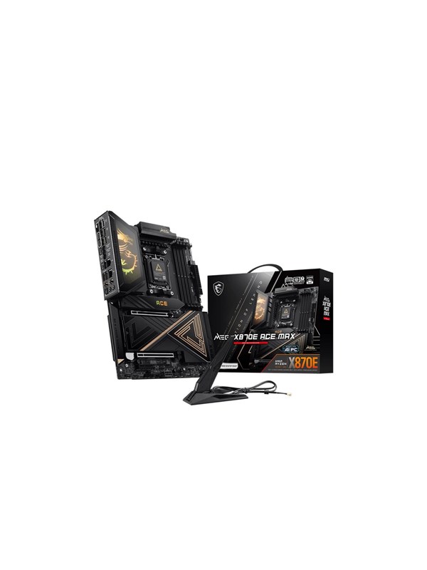 MSI MEG X870E ACE MAX Moederbord - AMD X870E - AMD AM5 - DDR5 RAM - ATX