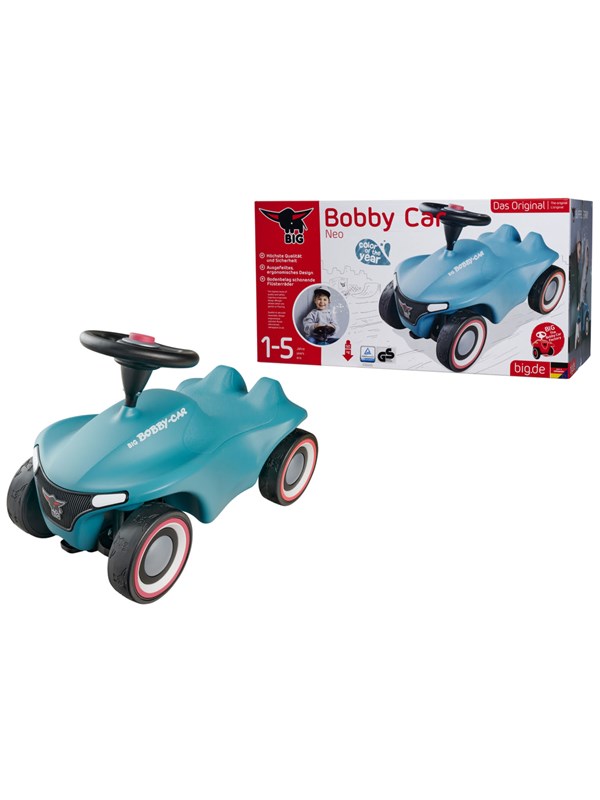 BIG - Bobby Car - Azur blauw - Vanaf 1 jaar - Loopauto