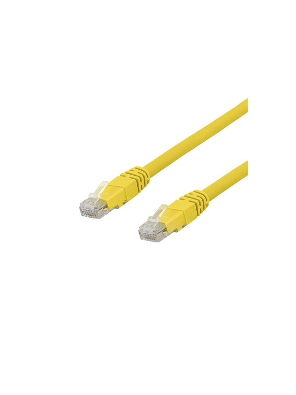 Deltaco TP-67GLAU - patch cable - 7 m - yellow - Geel - 7m