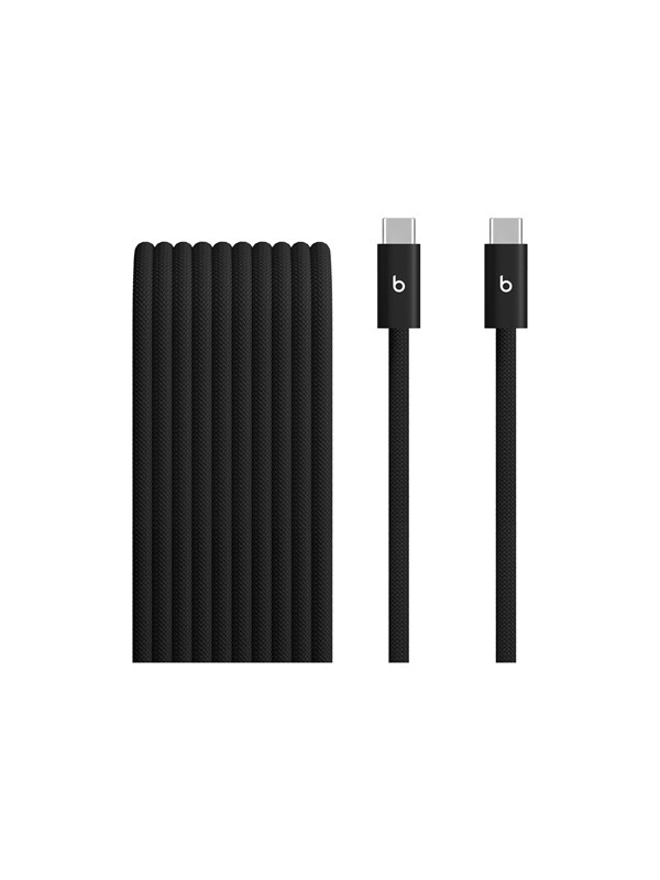 Apple Beats Gevlochten USB‑C‑naar‑USB‑C‑kabel (3 m) ‑ Zinderend zwart - 240 W