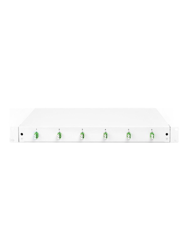 DIGITUS fibre-optic splice box - 1U - 19" - equipped OS2