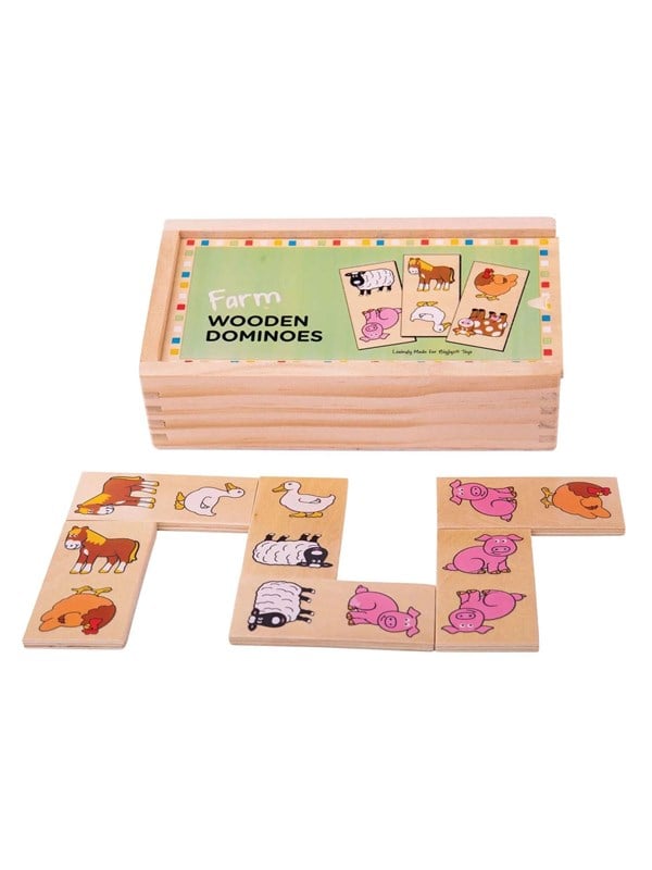 Bigjigs Toys - Domino 'Boerderijdieren'