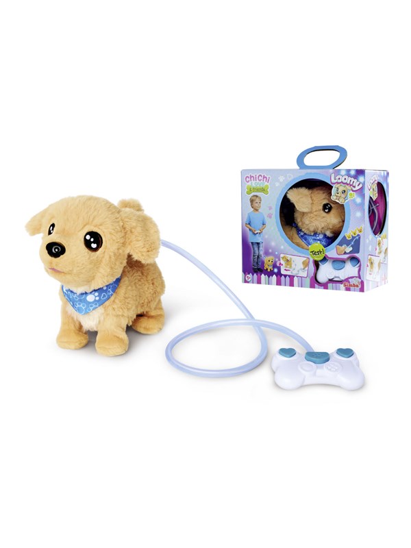 Simba pluchen Golden Retriever hond met lichtgevende lijn en afstandsbediening.