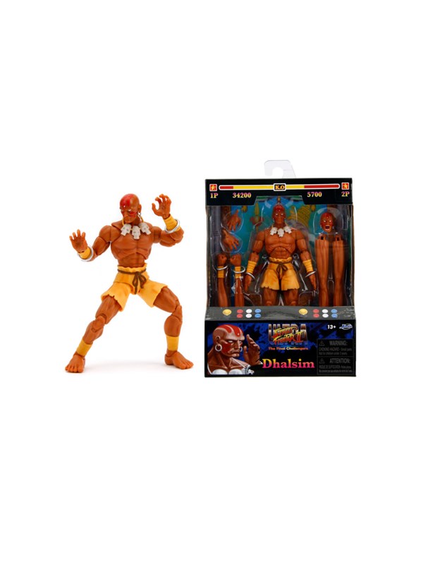 Jada Toys Ultra Street Fighter II: The Final Challengers Action Figure 1/12 Dhalsim 15 cm Action Figuur