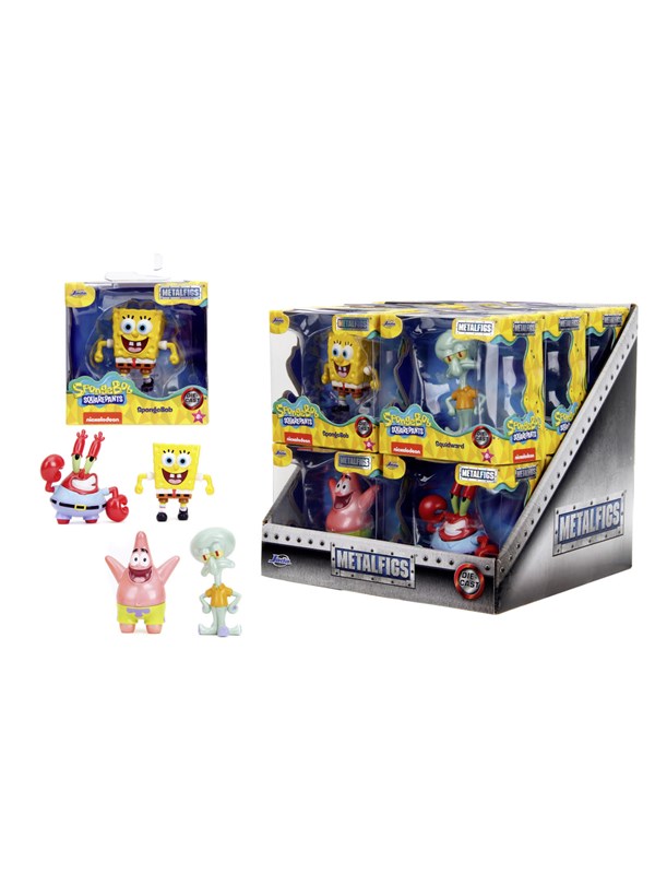 SpongeBob Squarepants metalen figuur 6,5cm - Poppetjes en figuren