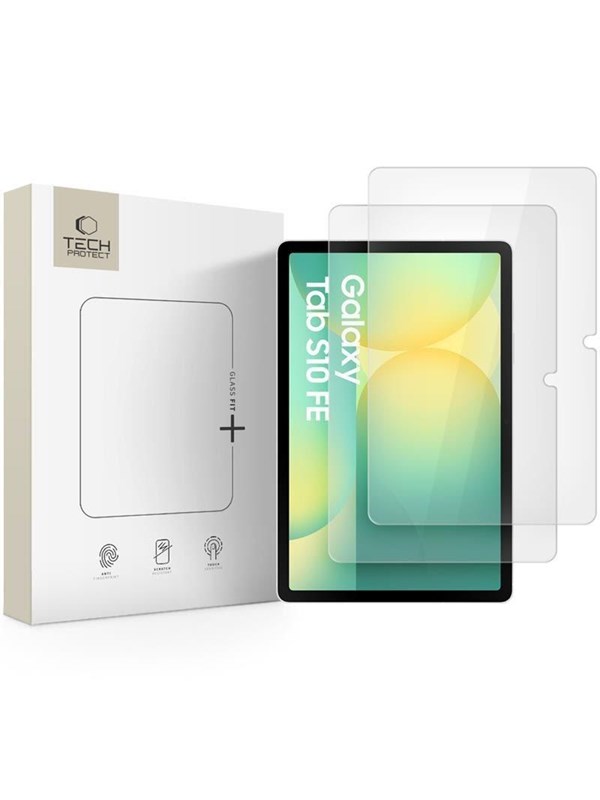 Tech-Protect Glass Fit+ 2-pack Tempered Glass for Samsung Galaxy Tab S7 / S8 / S9 11.0 / S9 FE / S10 FE 10.9 - Clear