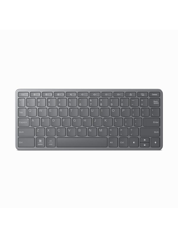 Lenovo Multi-Device Wireless Keyboard US International - Toetsenbord - Engels (US international) - Grijs