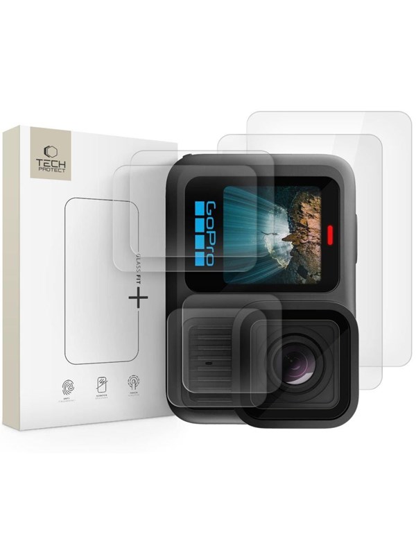 Tech-Protect Glass Fit+ 2-pack Tempered Glass for GoPro Hero 13 - Clear