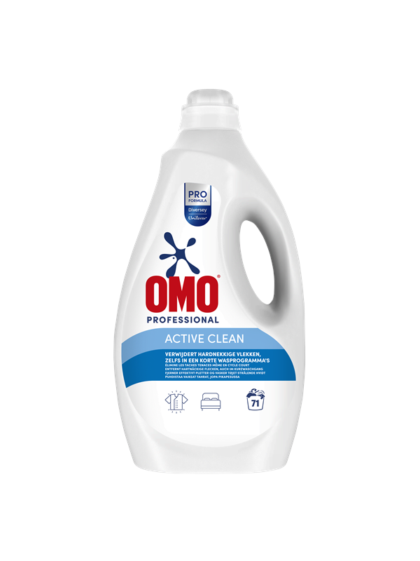 Omo Professional Vloeibaar Wasmiddel Witte Was Active Clean - 71 Wasbeurten Pro Formula 5 liter