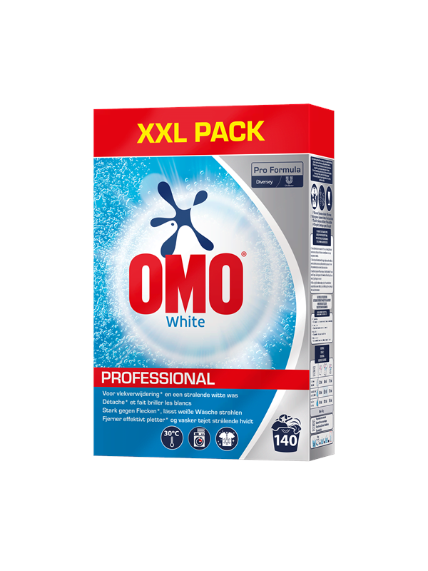 Omo Professional Wasmiddel Poeder Witte Was 140 Wasbeurten Pro Formula - 7 kg