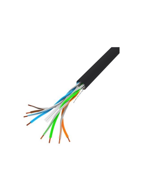 Lanberg LCU6-10CC-0305-BK netwerkkabel Zwart 305 m U/UTP (UTP)