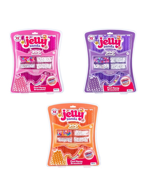 Jelly Bands Cotton Candy-Grape-Orange Creamsicle A