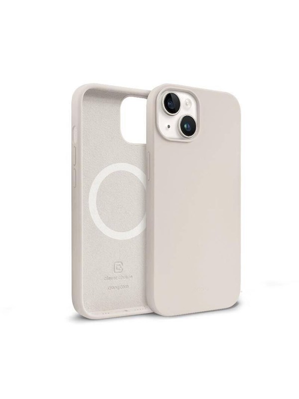 CRONG Color Cover Magnetic - iPhone 14 Plus MagSafe Case - Stone Beige