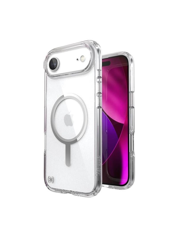 Speck hoesje geschikt voor Apple iPhone Air - Slank - Kristalhelder - Valbescherming gecertificeerd tot 4 meter - Microban Antibacterieel - Presidio Perfect Clear lijn - Transparant