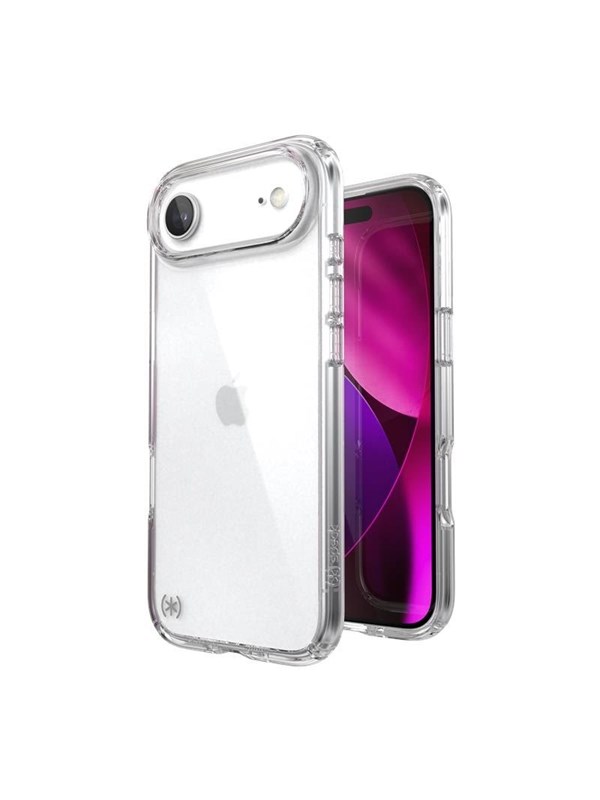 Speck hoesje geschikt voor Apple iPhone Air - Slank - Kristalhelder - Valbescherming gecertificeerd tot 4 meter - Microban Antibacterieel - Presidio Perfect Clear lijn - Transparant