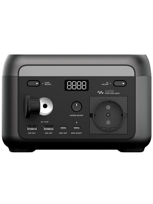 Xtorm Portable Powerstation 200W Draagbare Accu met 1x AC, 2x USB-C en 1x 12V Poort, Voor Kamperen, Stroomuitval en Noodsituaties
