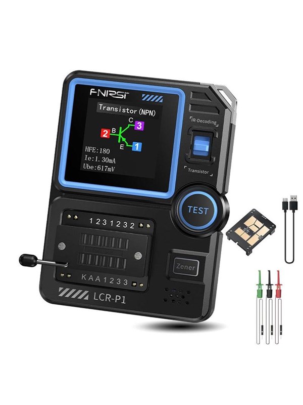 FNIRSI LCR-P1 Multifunctional Capacitor and Transistor Tester