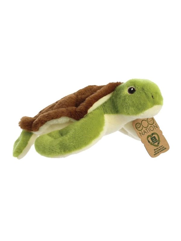 Eco Nation - Plush Toy / Cuddly Sea Turtle 27 cm Eco-Friendly