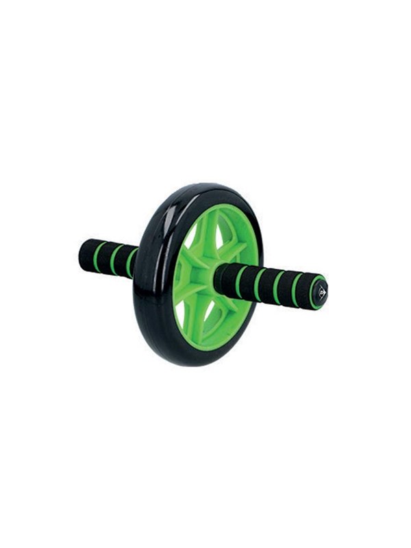 Dunlop - One-wheeled abdominal muscle training roller - Green