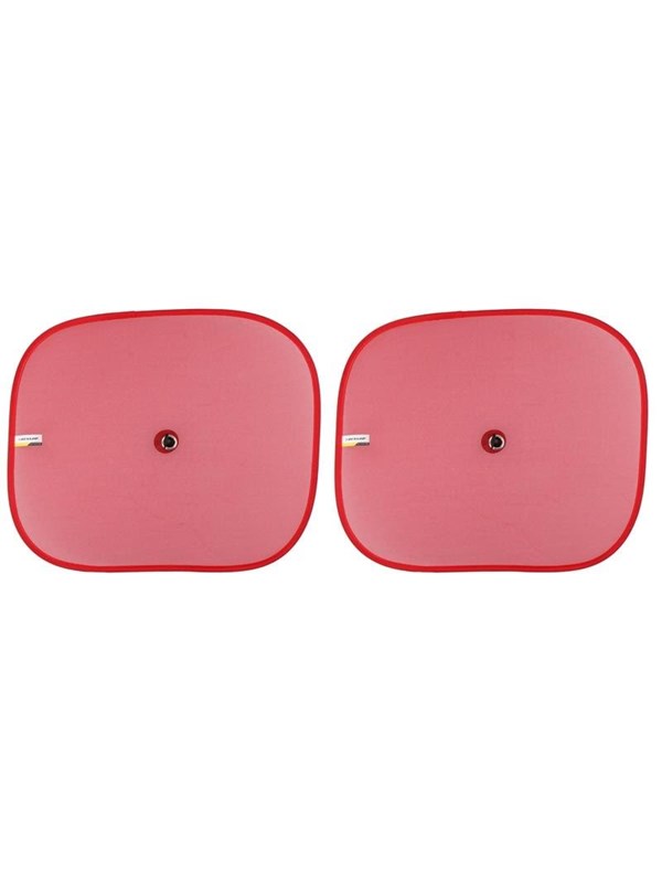 Dunlop - Sun visor for car side windows 36x44 cm 2 pcs - red