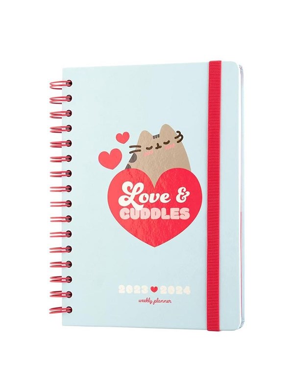 Pusheen - Calendar / Weekly Planner 2023/2024 from the Purrfect Love collection - 14.8 x 21 cm