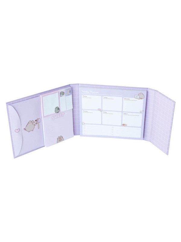 Pusheen - Weekly planner with sticky notes from the Moments collection - 19.3 x 16.5 cm