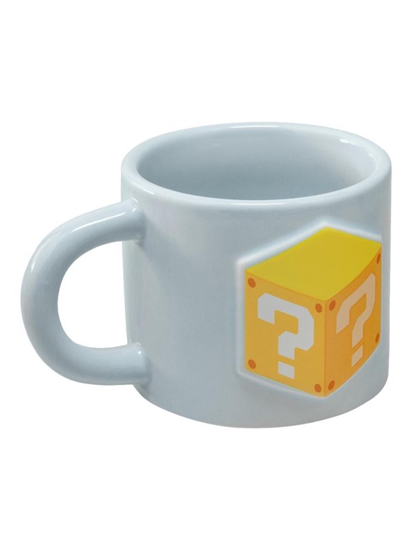 Super Mario Question Block mok – embossed keramische beker 400 ml – Paladone