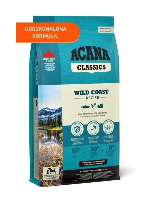 Acana Classics Wild Coast - Hondenvoer Brokken - 14.5 kg