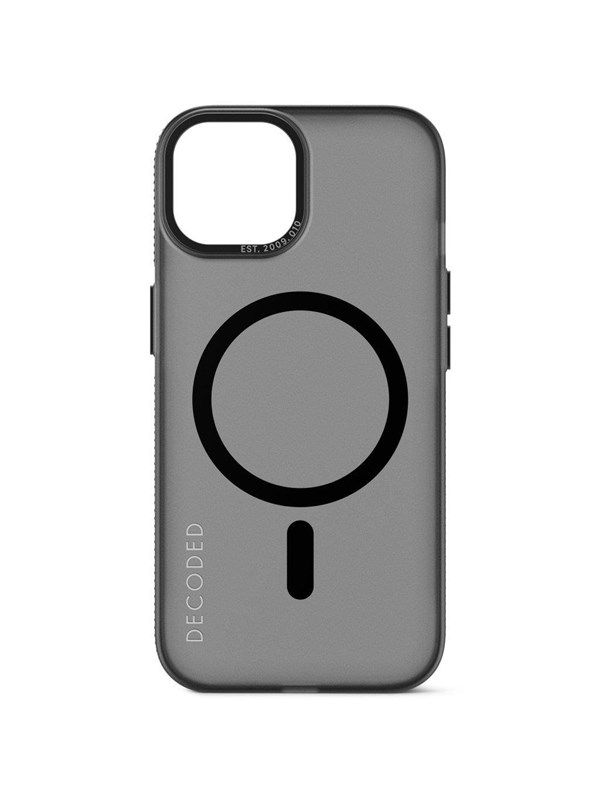 Decoded Recycled Plastic Transparent Backcover for iPhone 15 Ash