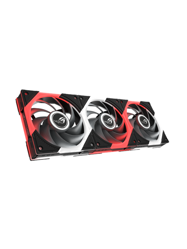 ASUS ROG EURUX GR120 ARGB Black (3-pack) - Case ventilator - 120mm - Black - 33 dBA