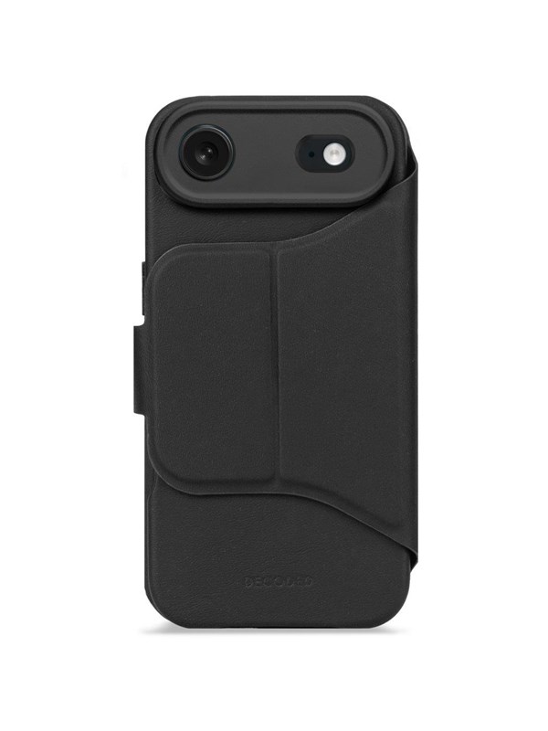 Decoded - Textured Silicone Detachable Wallet for iPhone 17 Air - Phantom Black