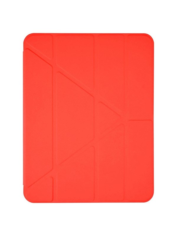 Pomologic - BookFold Clear for iPad Air 13 M2/M3/M4 Clear/Red