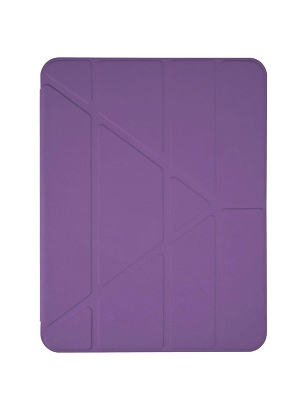 Pomologic BookFold Hoesje iPad Air 13 (M2-M4) – In 5 Hoeken Opvouwbaar – Voorklep met Wake/Sleep Functies – Krasbestendig Materiaal - Paars