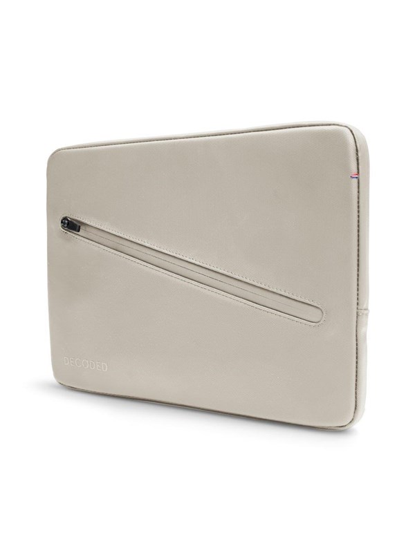 Decoded Macbook Pro sleeve 13/14 w zipper Clay