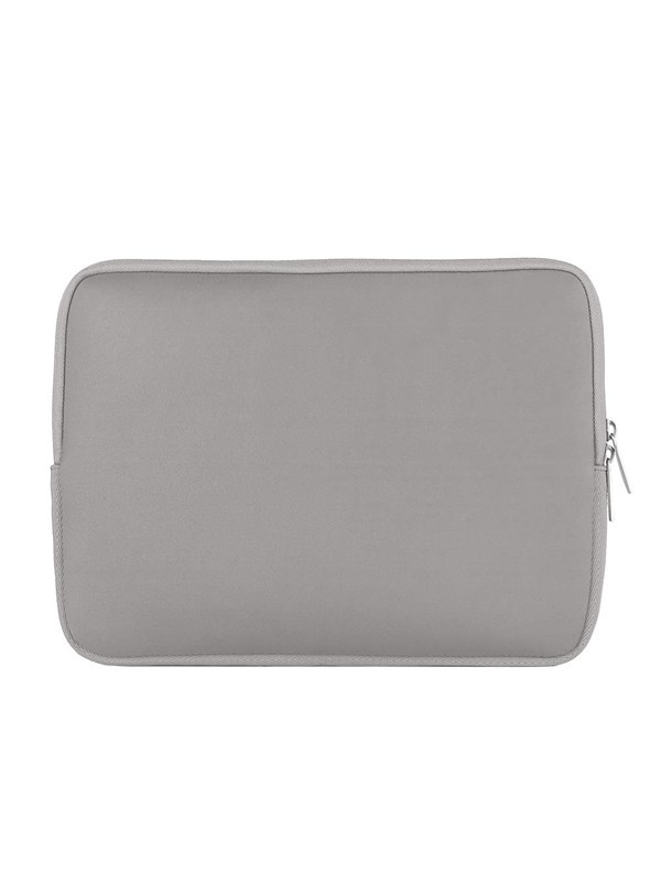 Pomologic Neoprene Hoes MacBook Pro 16/Air 15 – Specifiek voor MacBook Pro 16 inch – Strak en Stijlvol Ontwerp – Duurzaam Neopreen Materiaal - Grijs
