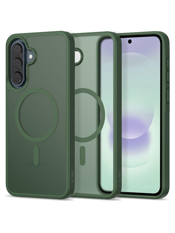 Tech-Protect Magmat MagSafe Case for Samsung Galaxy A36 / A56 / A37 5G - Matte Green