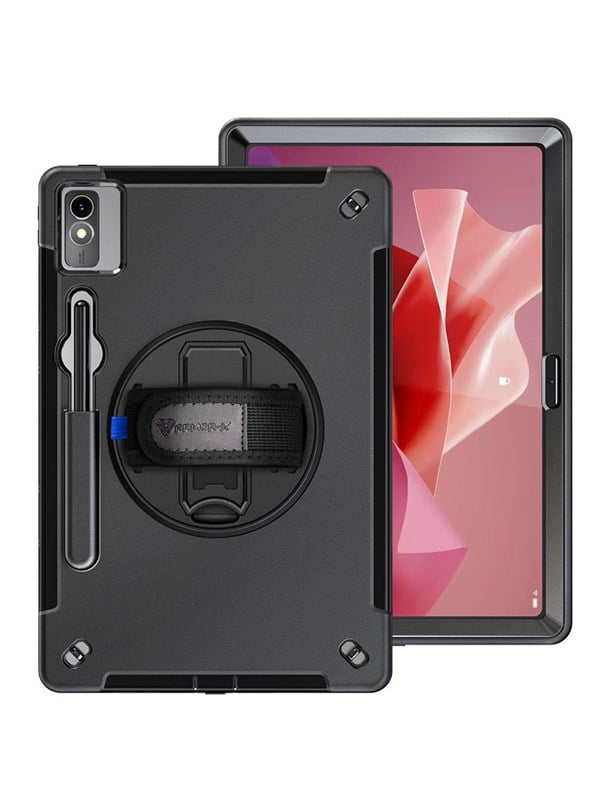 Armor-X Lenovo Tab P12 TB370 | Rainproof military grade rugged case with hand st