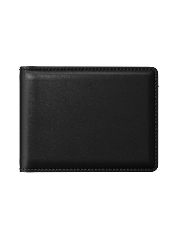 Nomad, Compacte Portemonnee met Snelle Toegang Bifold Horween Collectie, Zwart
