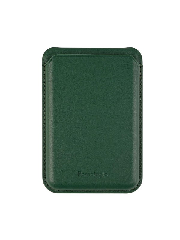 Pomologic Magsafe Card Portemonnee Stand – Ingebouwde Standaard voor Handsfree Kijken – Sterke Magneten voor Veilige Bevestiging – Ruimte voor Essentiële Kaarten - Groen
