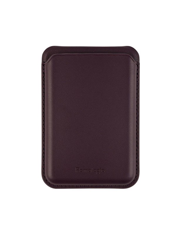 Pomologic Magsafe Card Portemonnee Stand – Ingebouwde Standaard voor Handsfree Kijken – Sterke Magneten voor Veilige Bevestiging – Ruimte voor Essentiële Kaarten - Paars