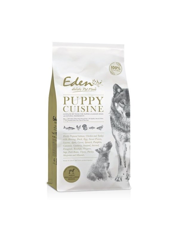Eden Puppy Cuisine 80/20 Medium kibble - dry dog food - 2kg